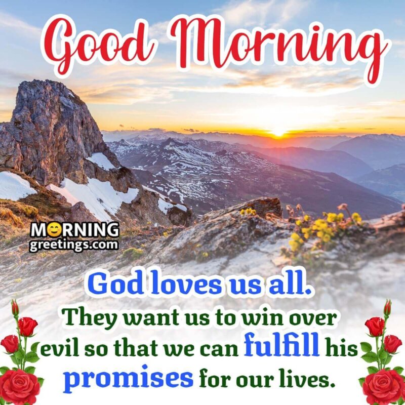 Good Morning God Status Image