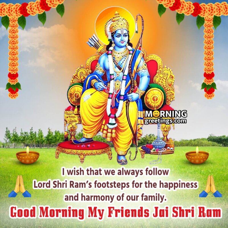 Good Morning My Frined Jai Shree Ram