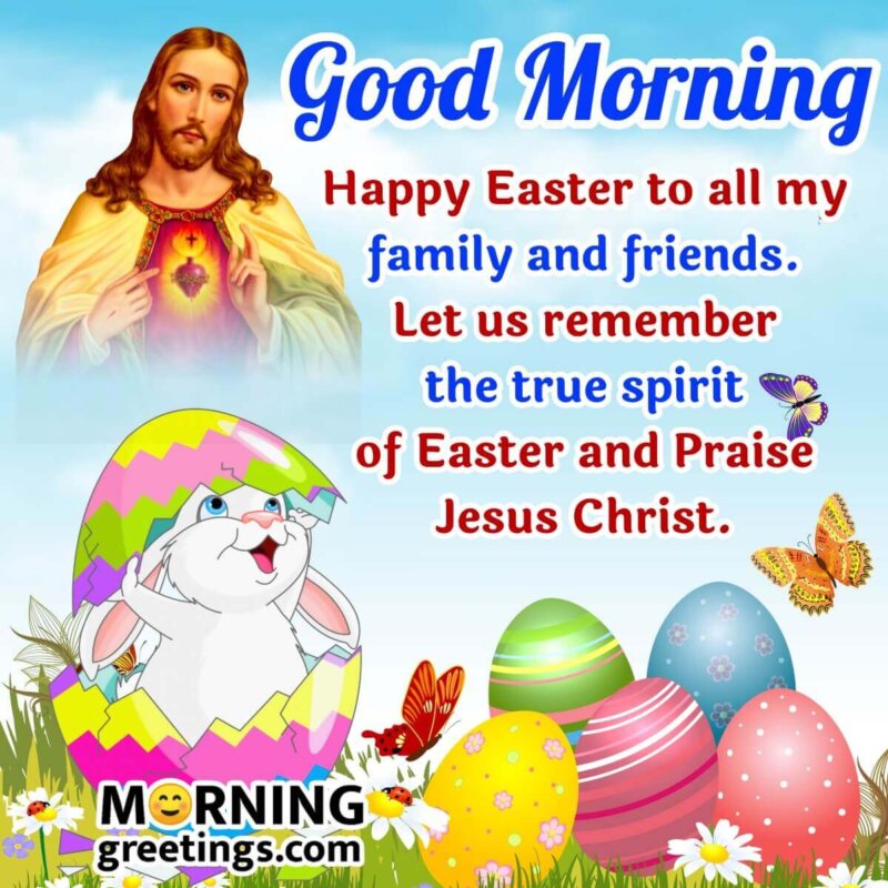 Celebrate Resurrection: Good Morning Easter Greeting Cards