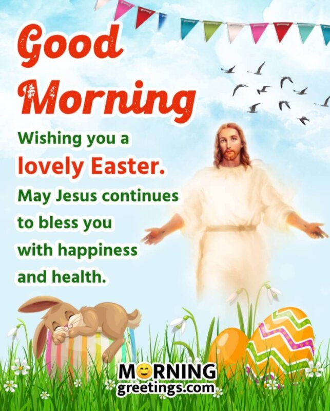 Happy Easter Good Morning Greeting Card