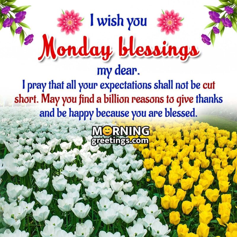 Good Morning Monday Great Wish Photo