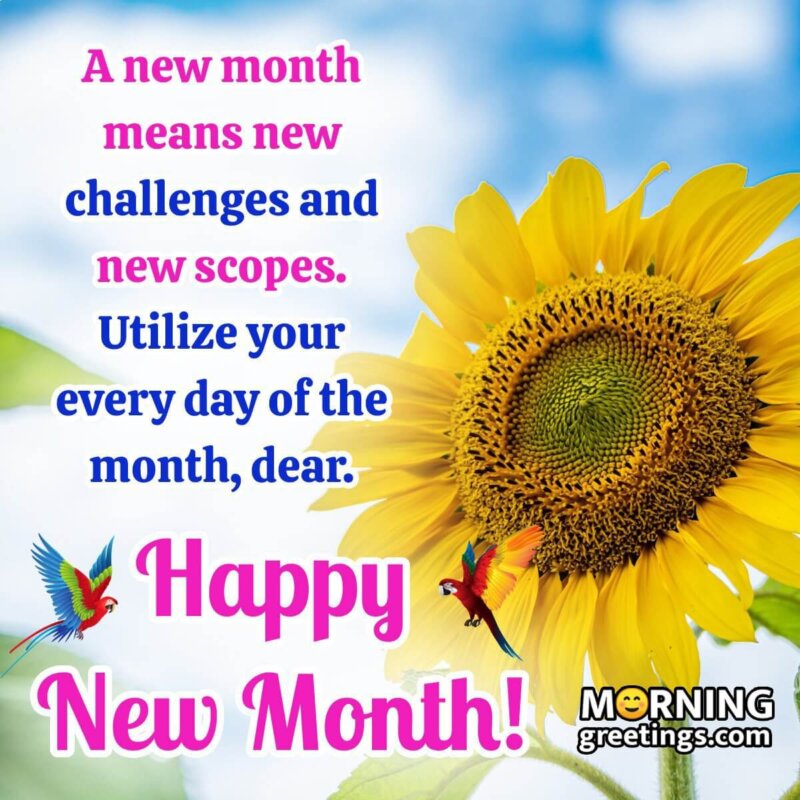 Happy New Month Wishes, Messages Pictures