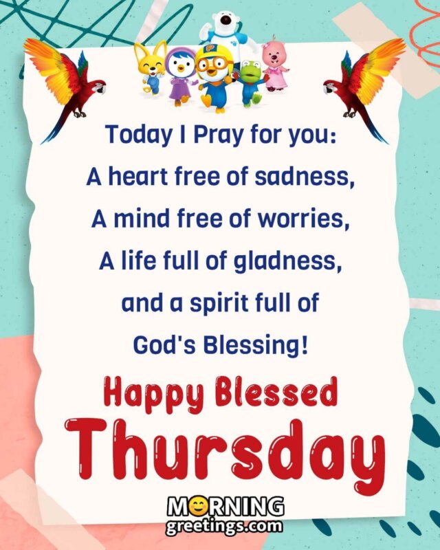 Wonderful Blessed Positive Thursday Quote Photo