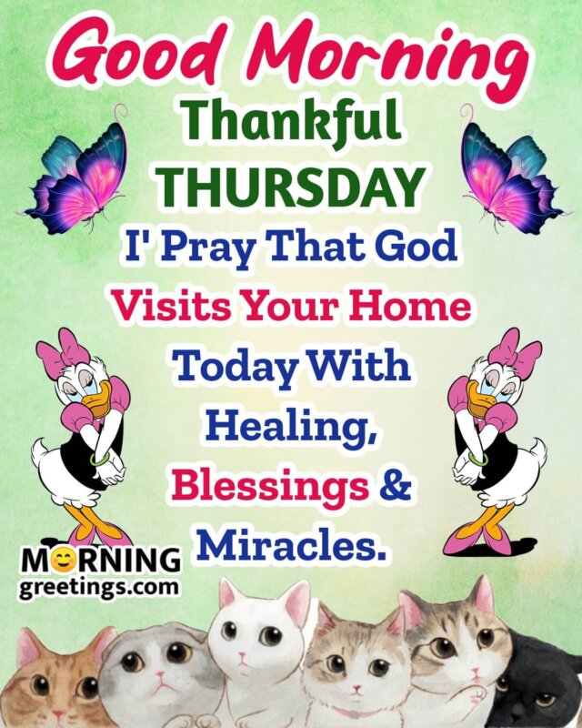 Good Morning Thankful Thursday Blessings
