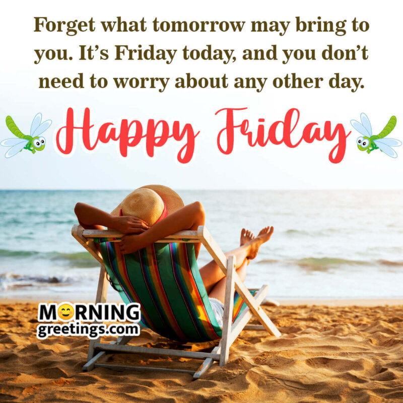 Happy Friday Message Photo