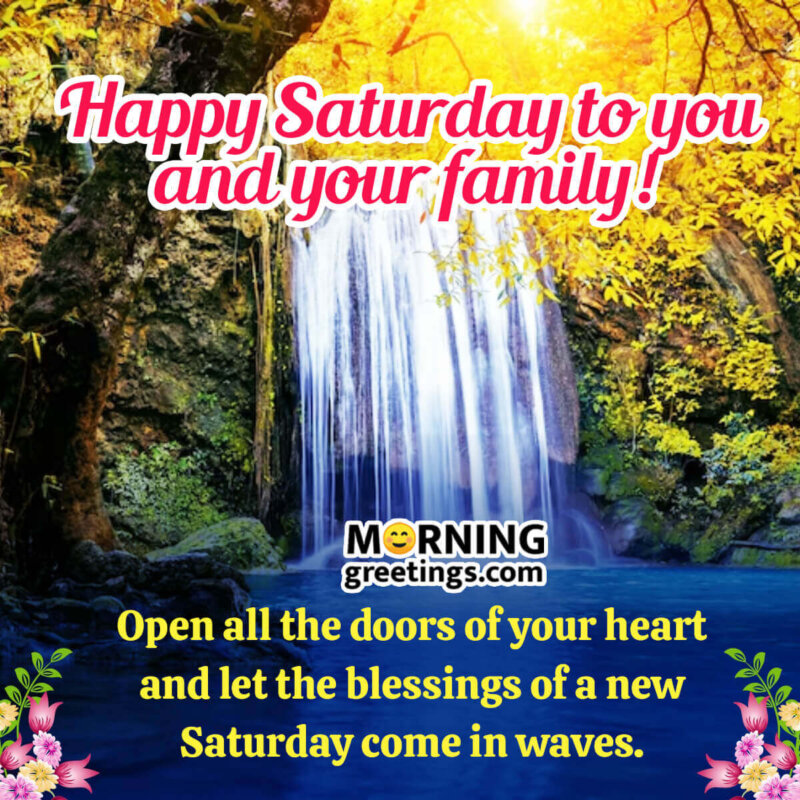 Happy Saturday Blessing Wish Photo