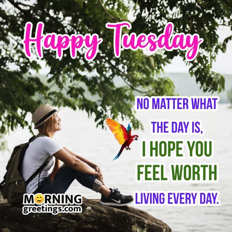 Happy Tuesday Message Photo