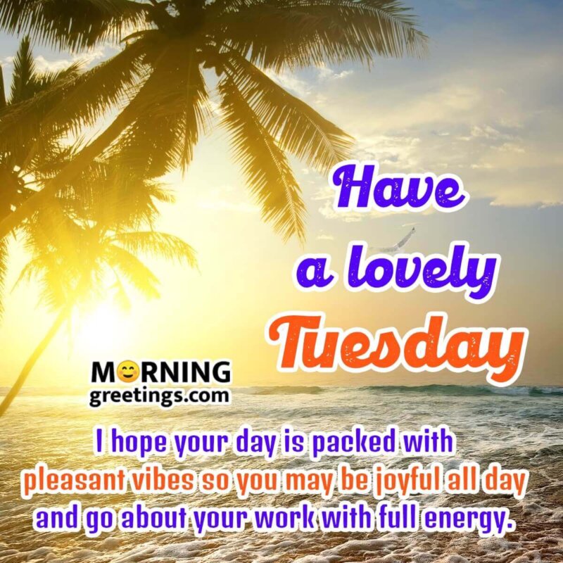 Lovely Tuesday Wishing Image