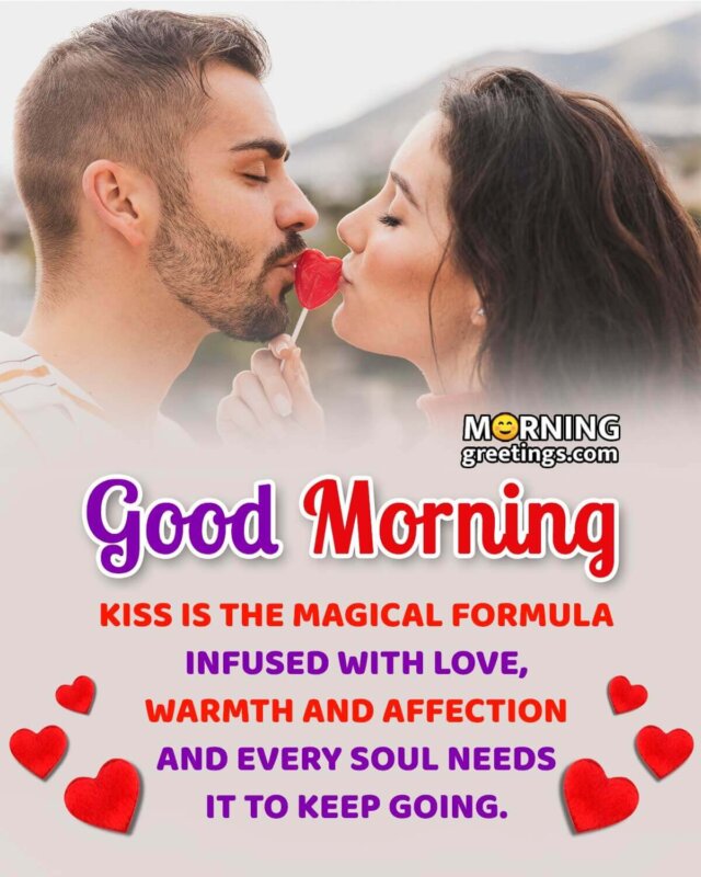 Best Good Morning Kiss Wish For Girlfriend