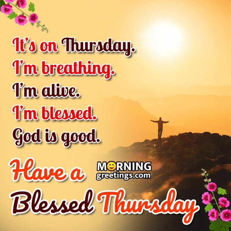 Blessed Thursday Positive Status