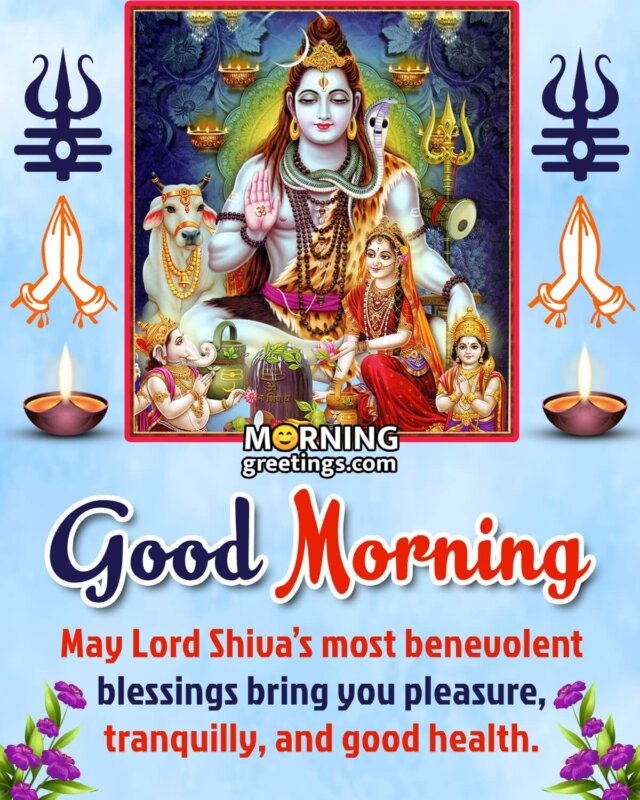 Blessing Good Morning Shiva Images