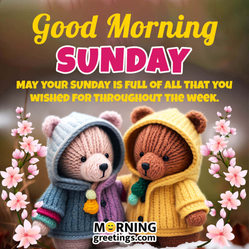 Happy Sunday Wishes Images