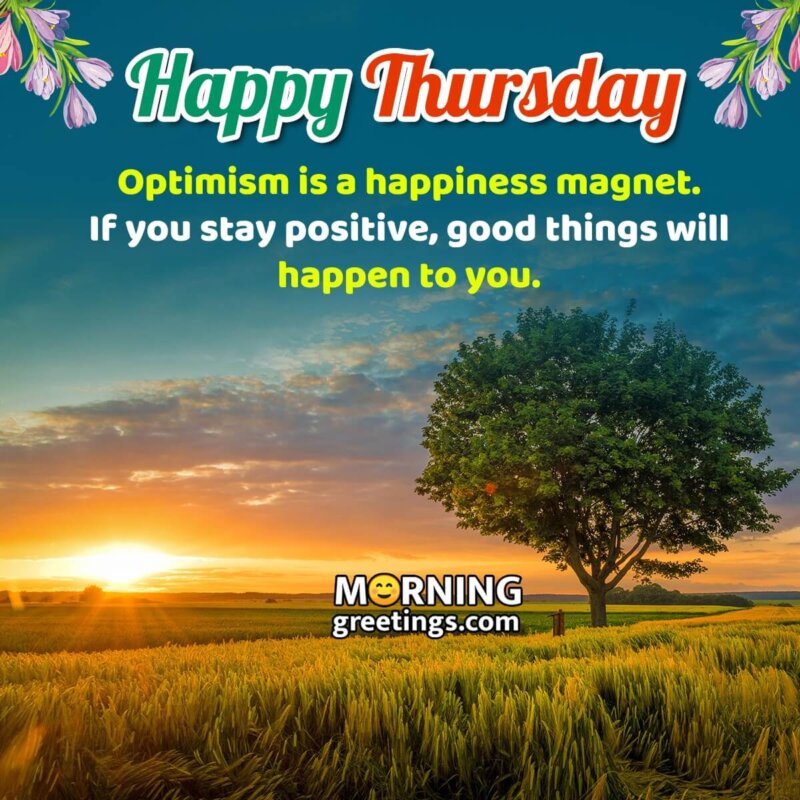 Happy Thursday Positive Quotes