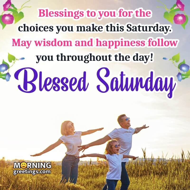 Saturday Morning Blessings – Positive Blessed Saturday Images