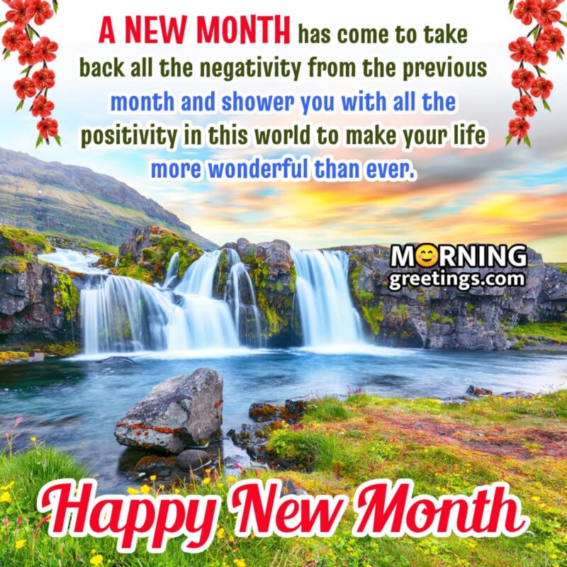 Positive Happy New Month Message