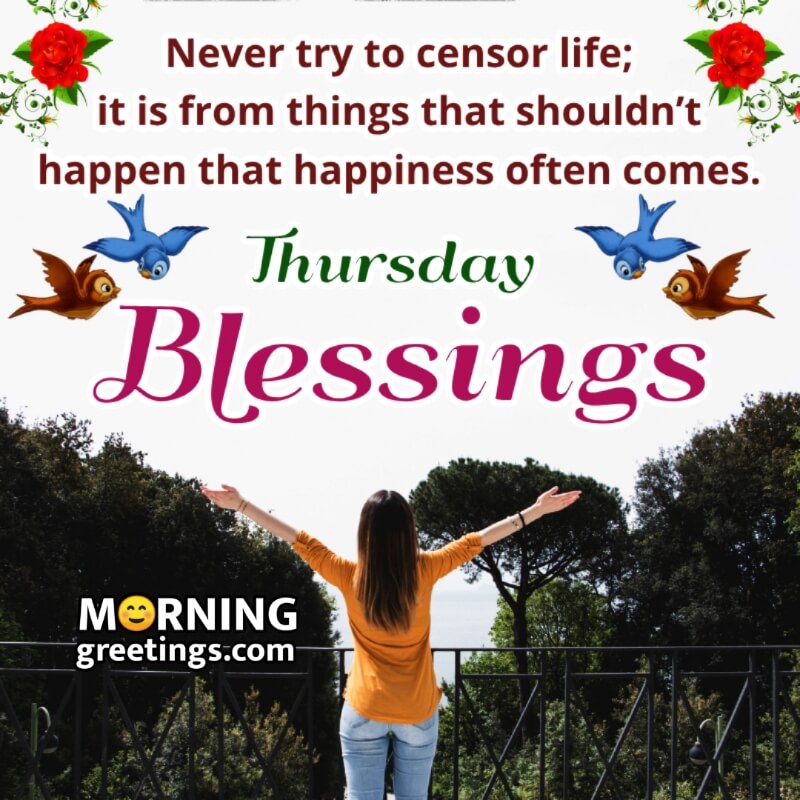 Positive Thursday Blessing Quote
