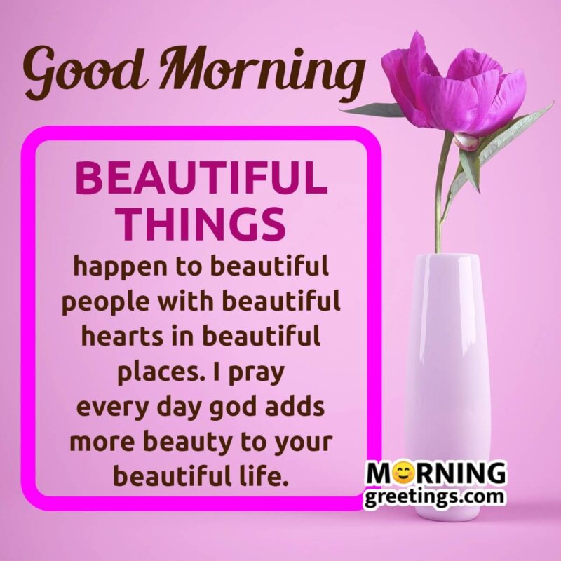 Beautiful Good Morning Wish