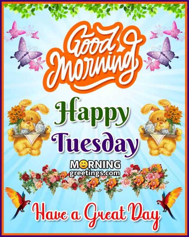 Good Morning Happy Tuesday Greeting