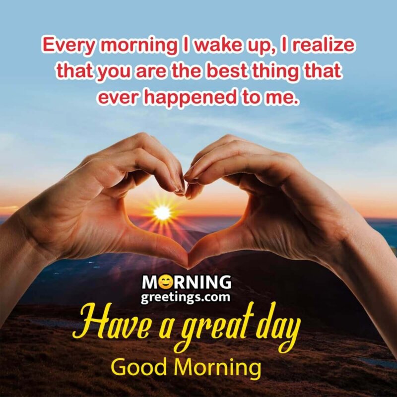 Good Morning Love Message And Wish Pic
