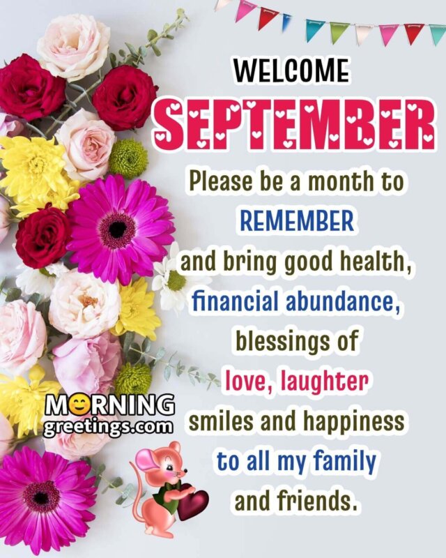 Welcome September Quote Picture