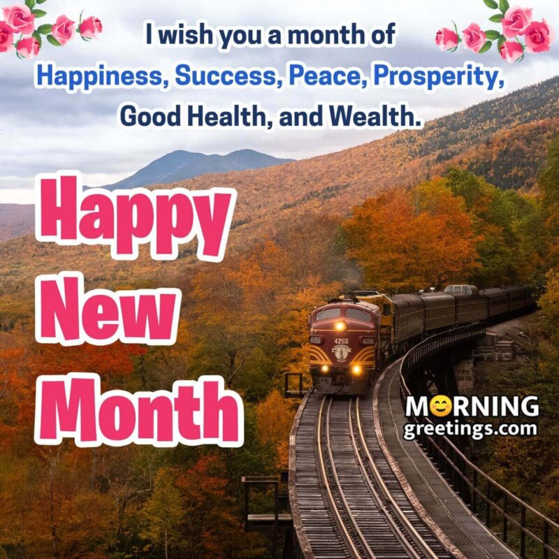 Best Happy New Month Wish Photo