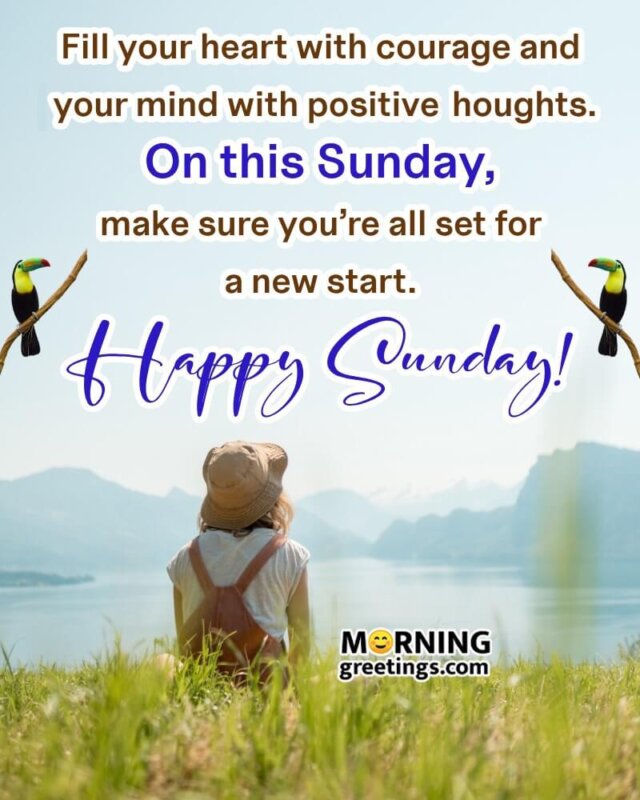 Happy Sunday Morning Inspirational Message