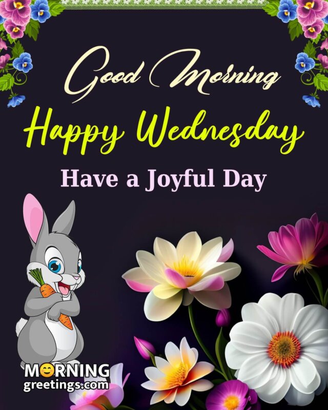 Good Morning Happy Wednesday Joyful Day