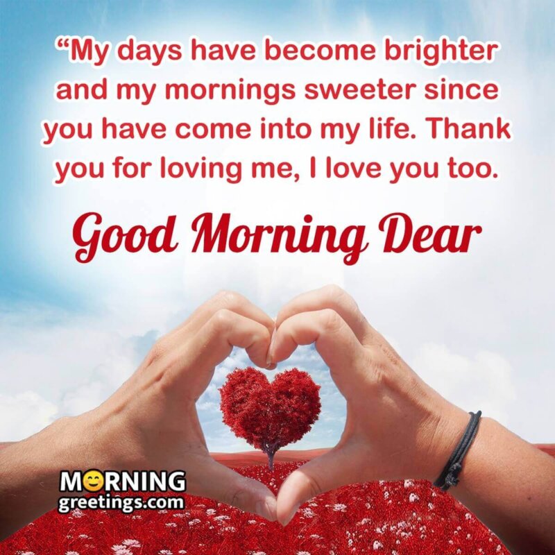 Good Morning Love Message Pic