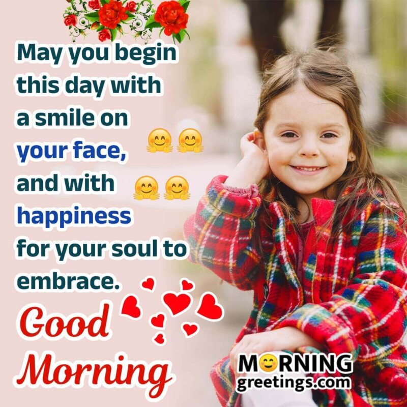 Good Morning Smile Message Image