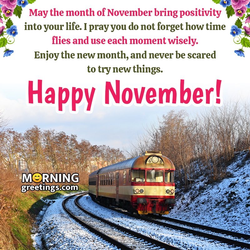 Happy November Positive Message