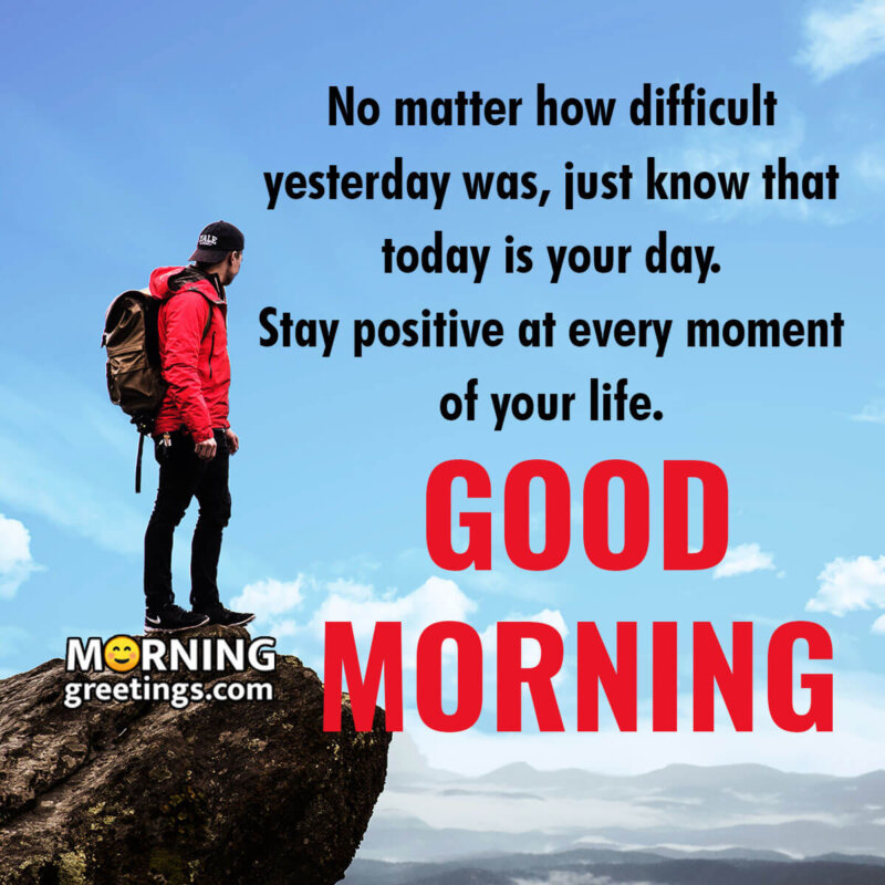 Positive Good Morning Life Quote