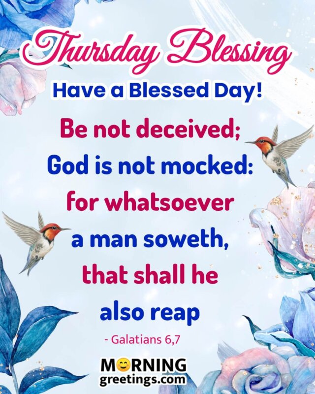 Thursday Blessings Blessed Day