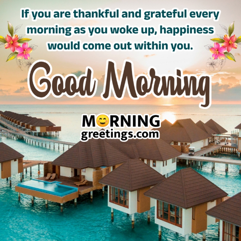 Good Morning Message On Grateful