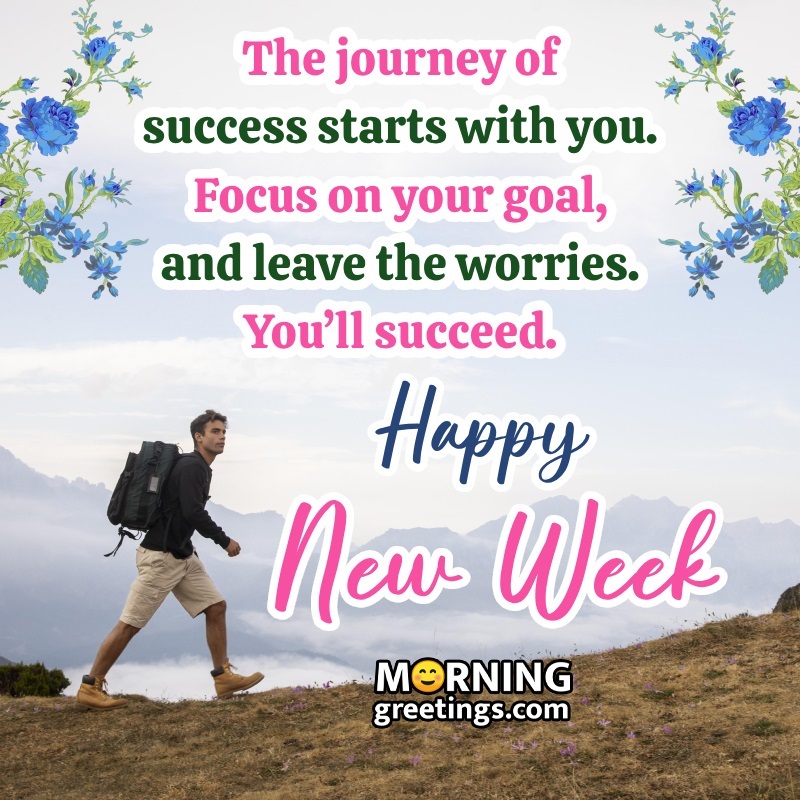 Happy New Week Wish For Sucess