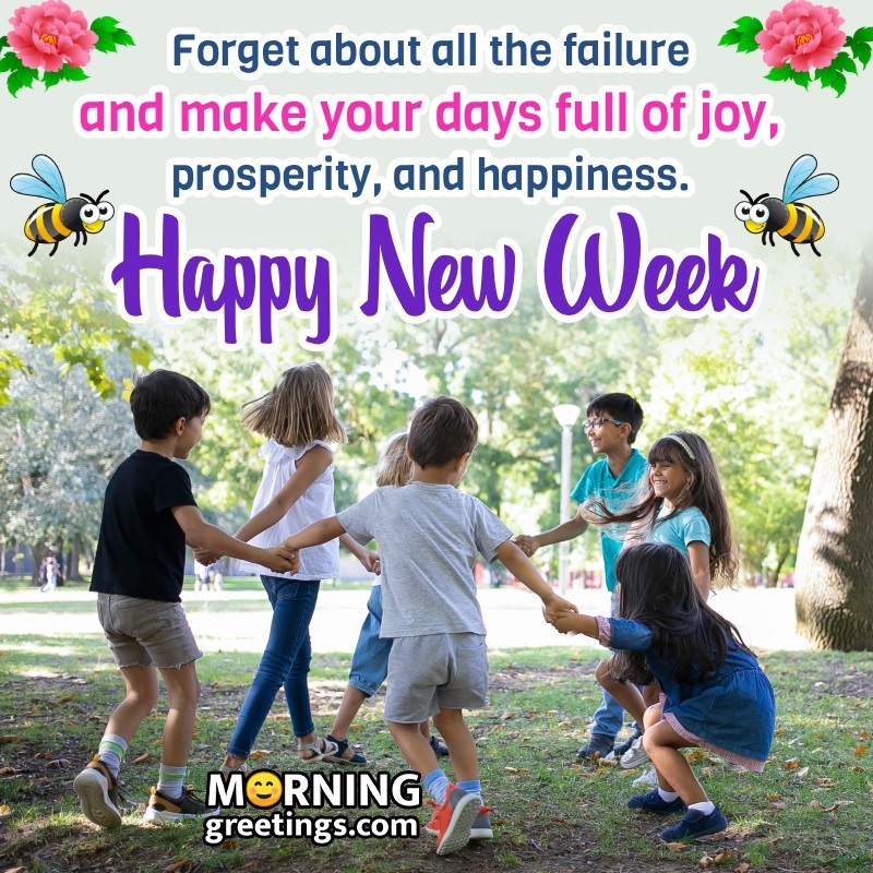 Happy New Week Wish