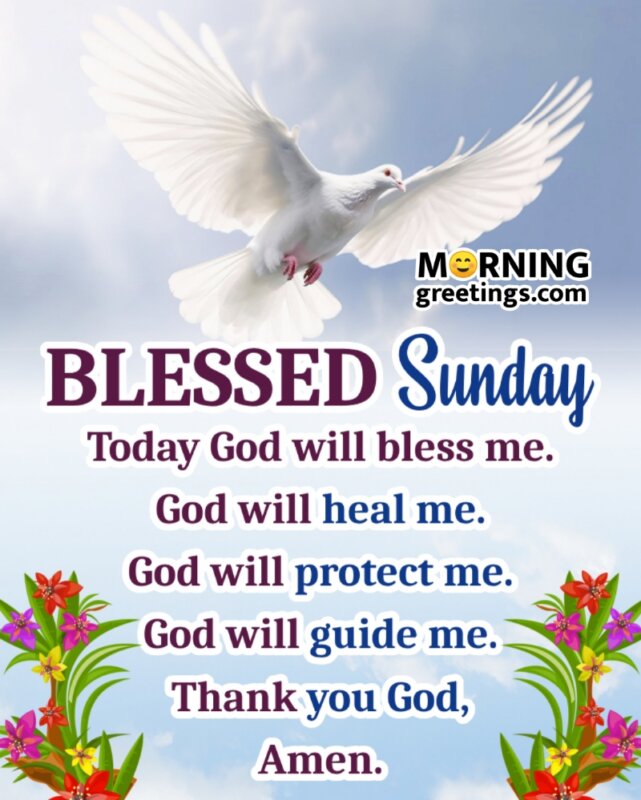 Blessed Sunday Status Image