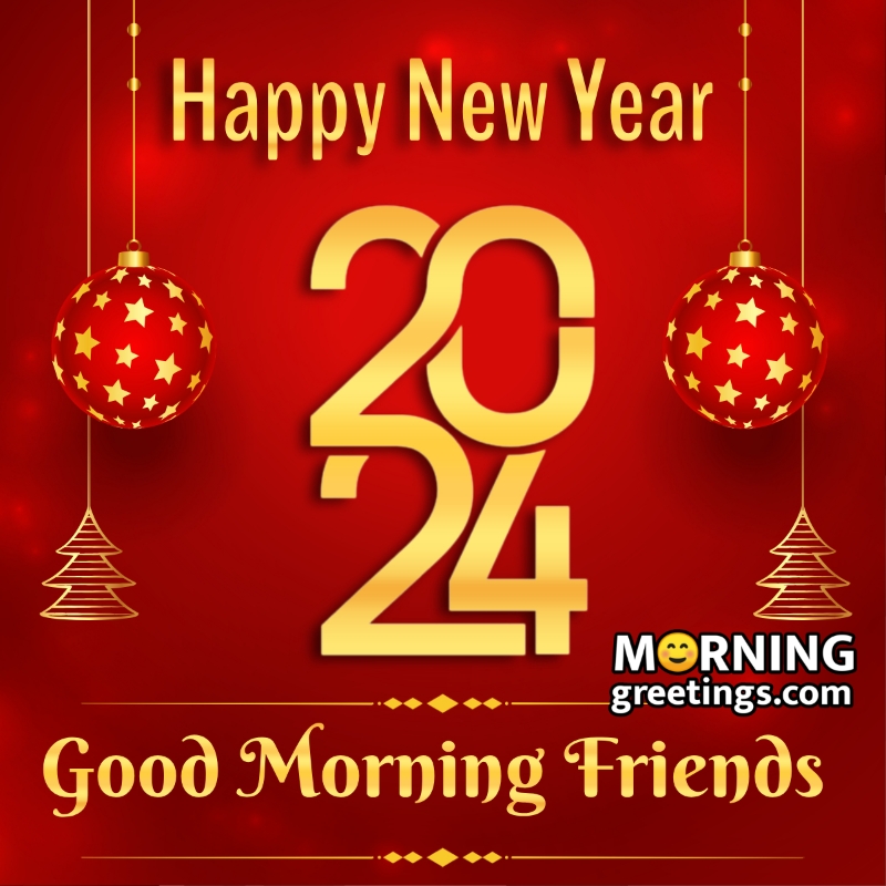 Good Morning Friends Happy New Year 2024
