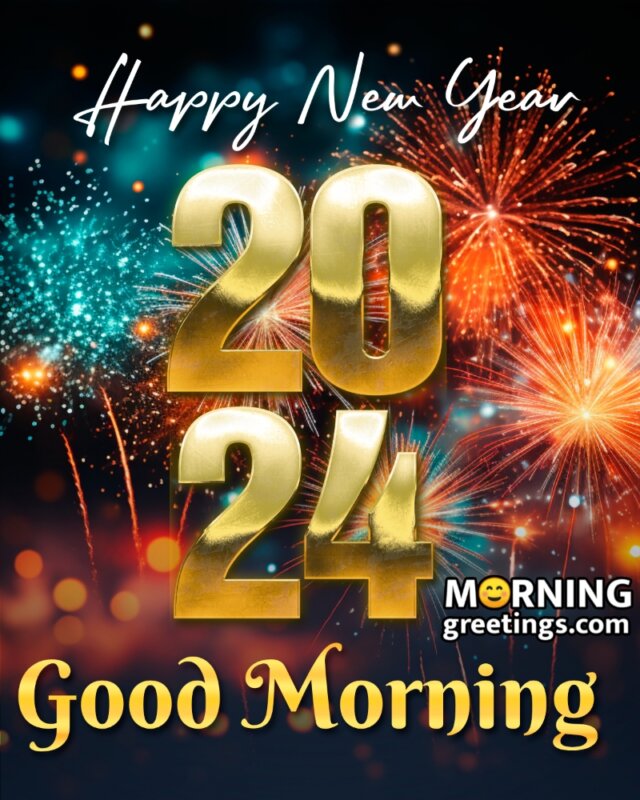Good Morning Happy New Year 2024 Image