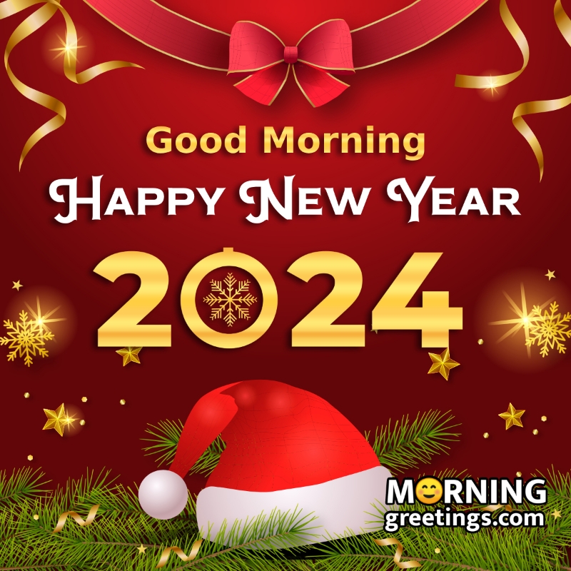 Good Morning Happy New Year 2024 Pic