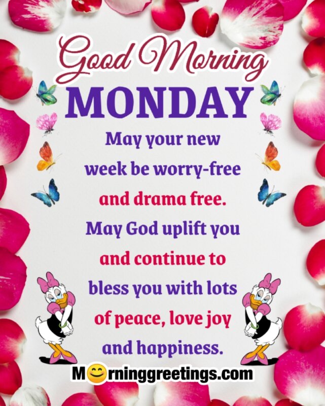 Good Morning Monday Wish Image