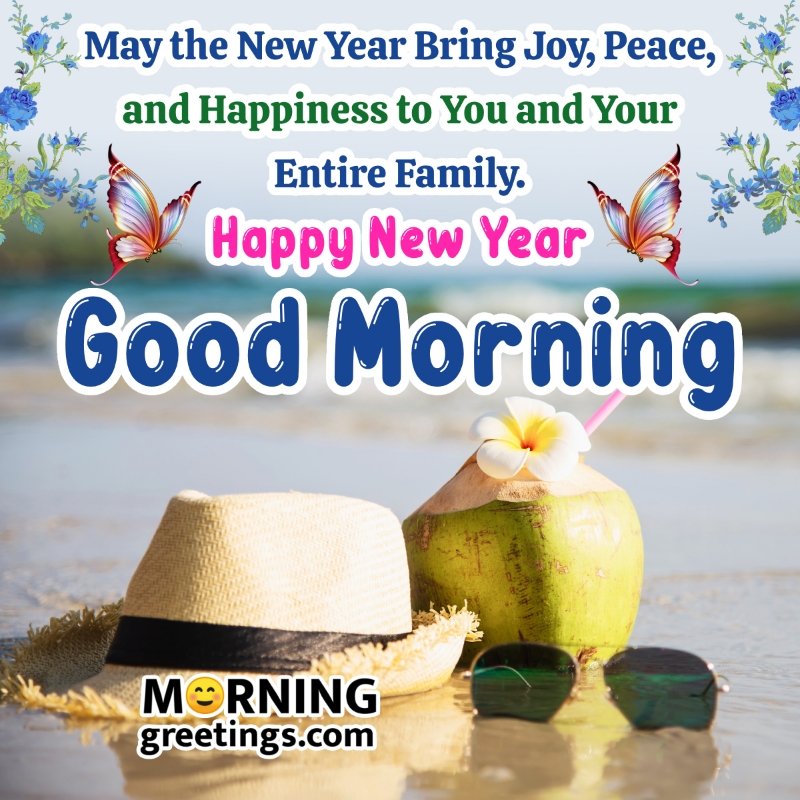 Happy New Year Good Morning Wish Picture