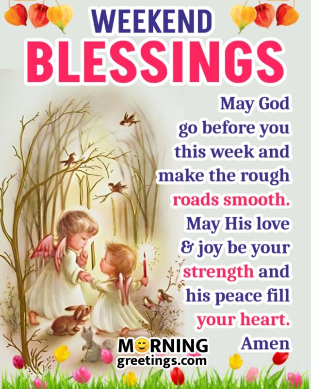 Weekend Blessings Wish Pic