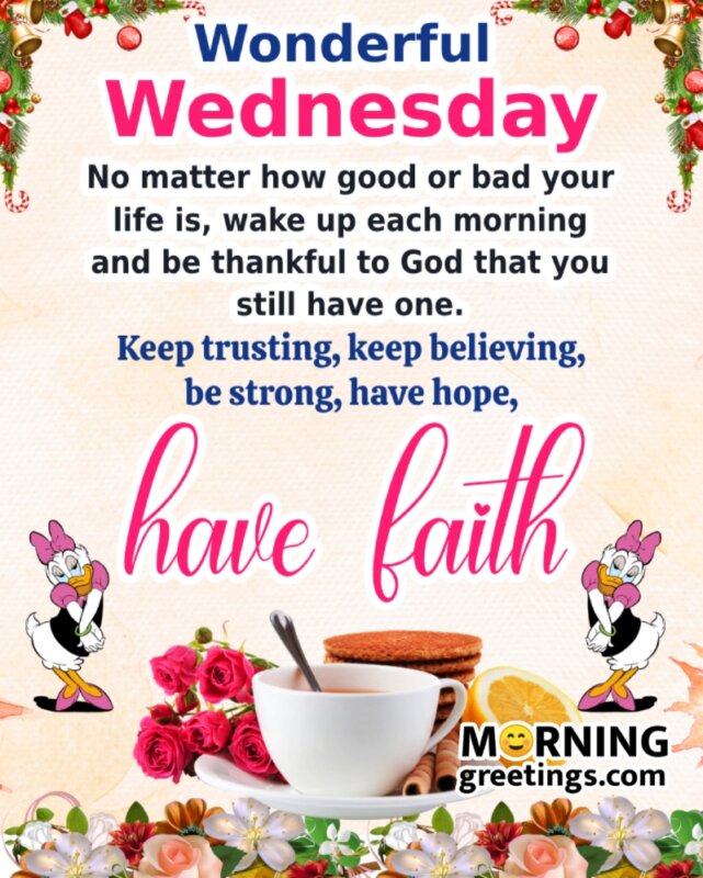 Wonderful Wednesday Inspirational Life Wishes