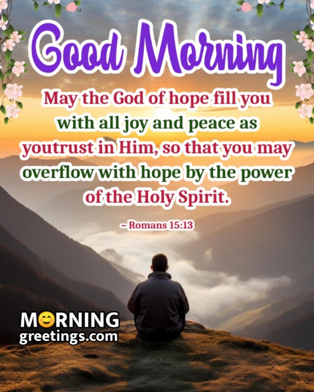 Good Morning Bible Verse Message
