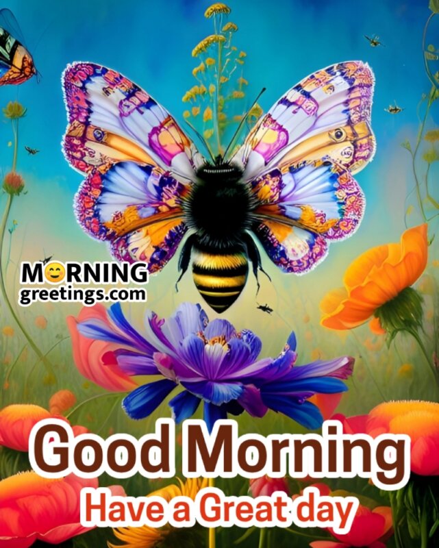Good Morning Butterfly Image For Great Day