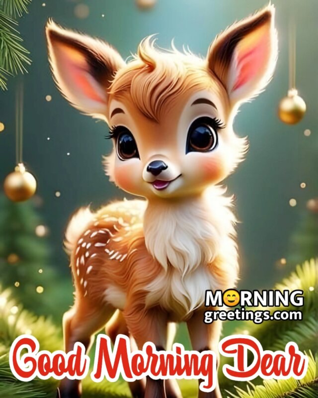 Good Morning Dear Deer Pic