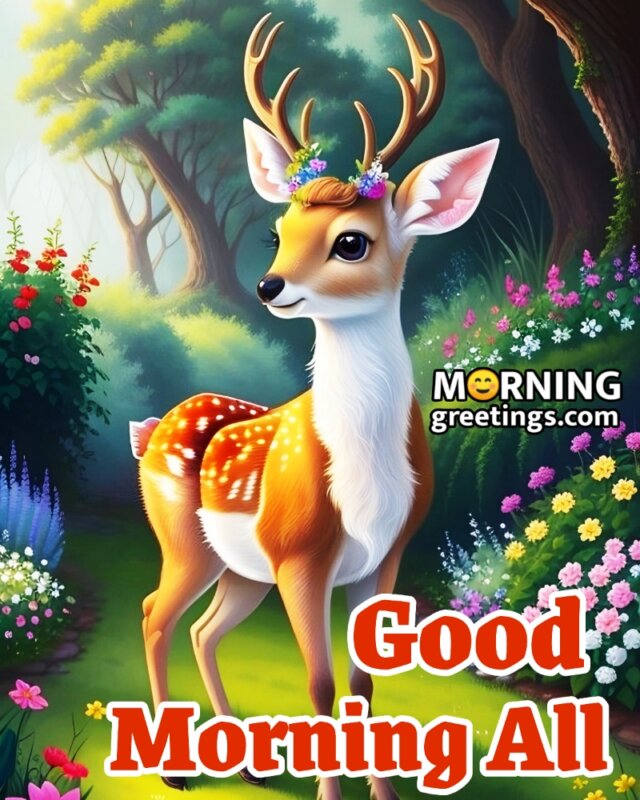 Good Morning Deer Image