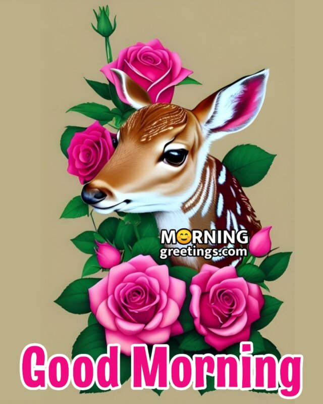 Good Morning Deer Images