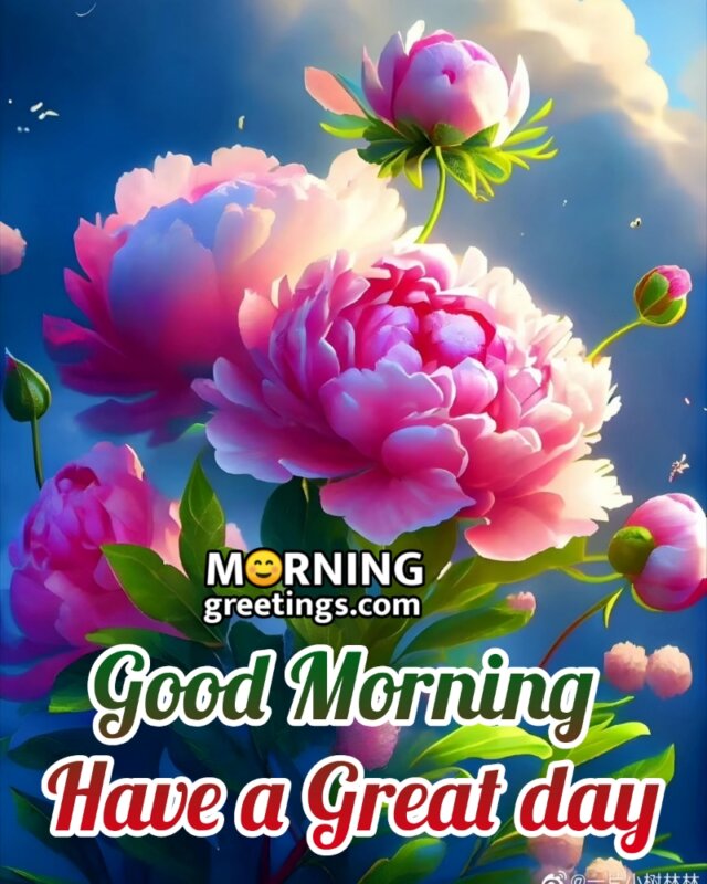 Good Morning Flowers For Great Day