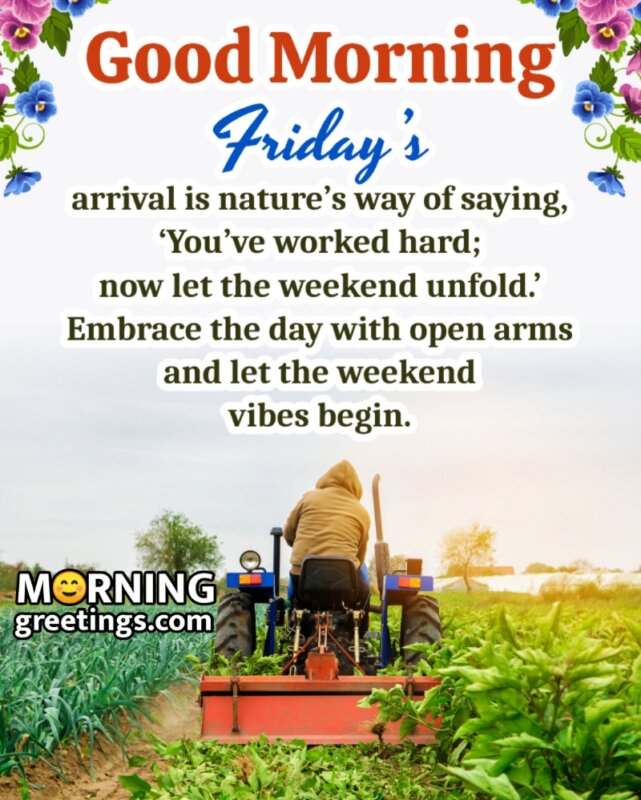 Good Morning Friday Message Picture